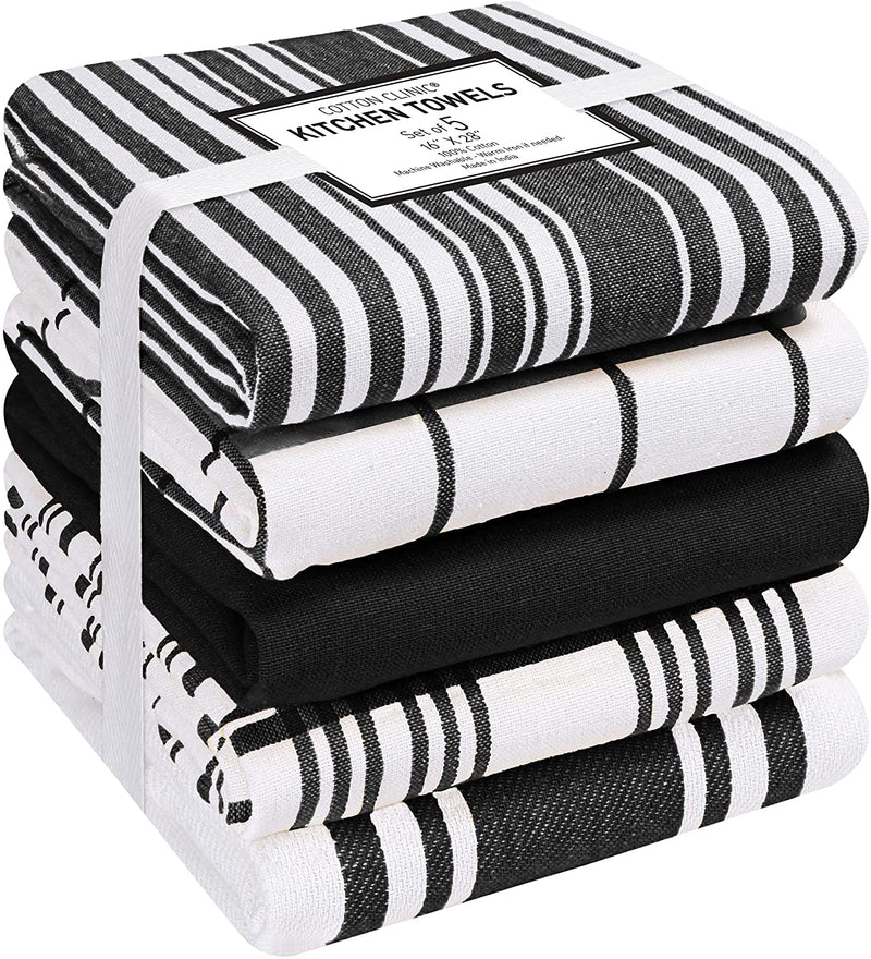 Black and white Dish towels